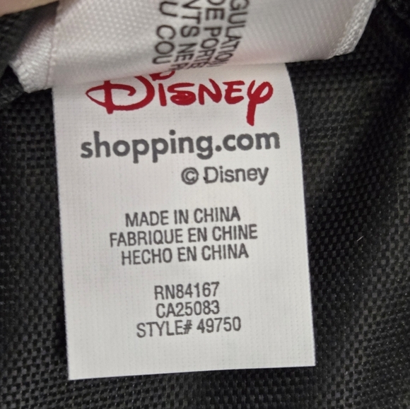 Disney Black Messenger Bag, Tons Of Pockets! - Picture 10 of 12
